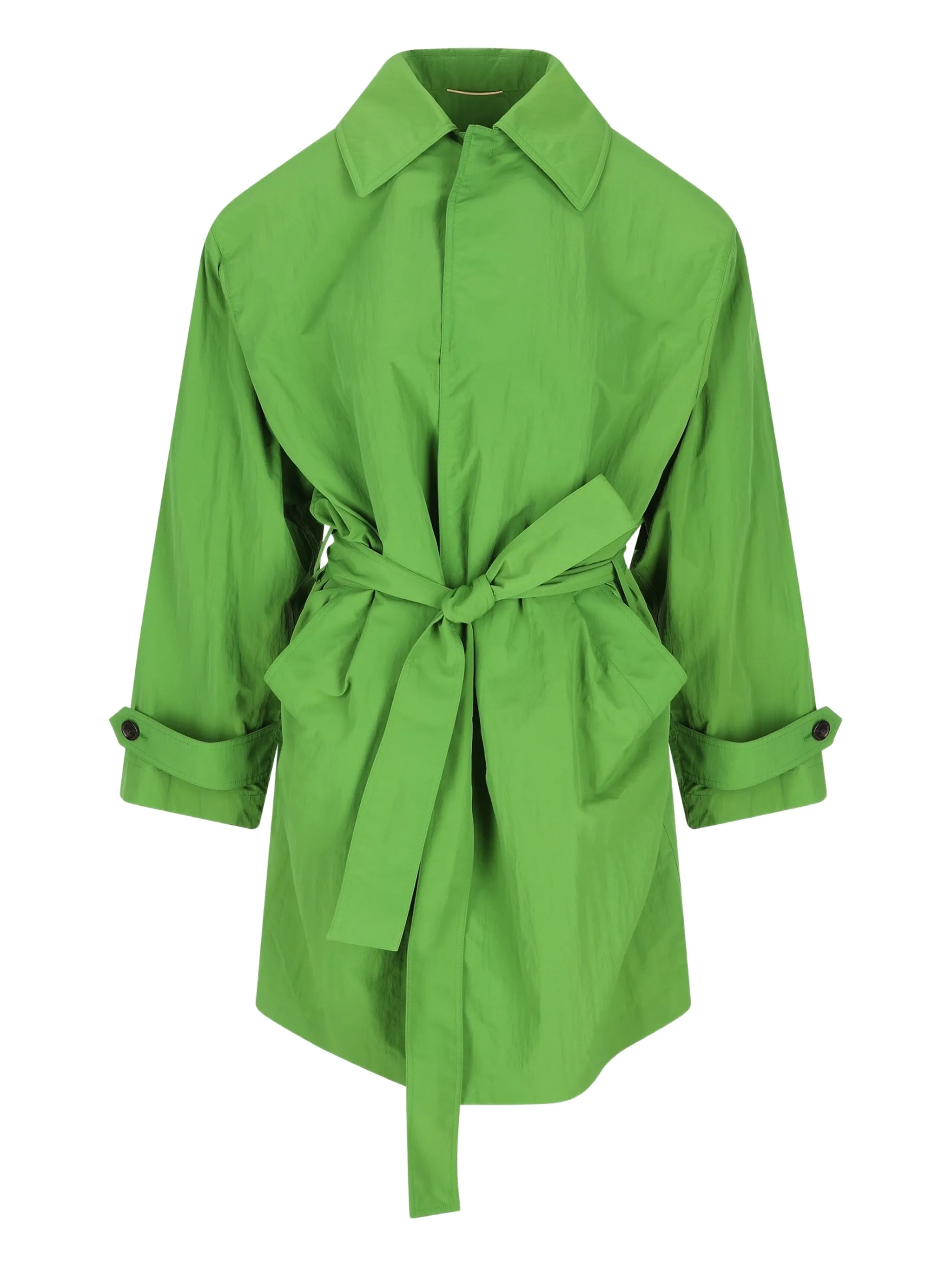 

Пальто с карманами Saint Laurent, зеленый