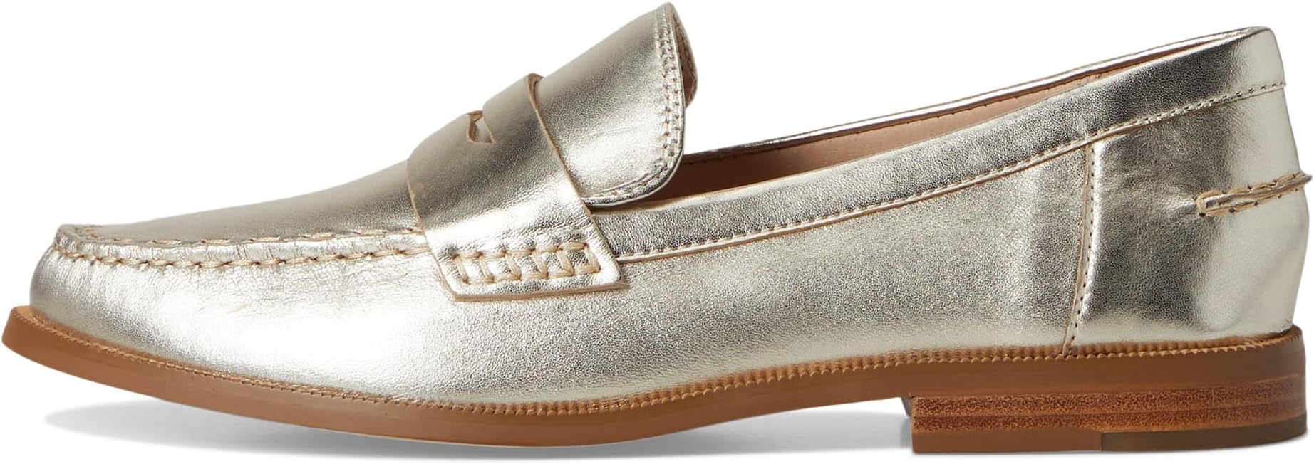Лоферы Jack Rogers Tipson Penny Loafers - Leather, цвет Platinum — фото 4