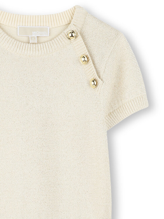 Трикотажное платье обычного кроя R30296 D Michael Kors, бежевый — фото 2