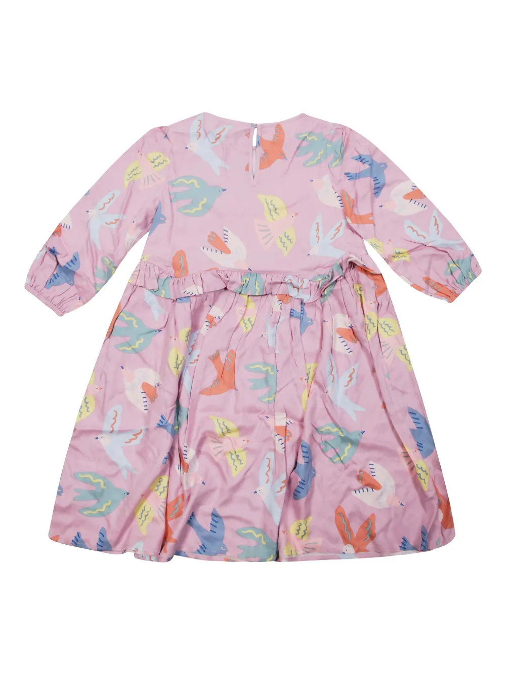 Платье с оборками и принтом Stella Mccartney Kids, розовый — фото 2