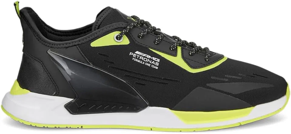Мужские повседневные кроссовки PUMA Mapf1 Zenonspeed на шнуровке - черные