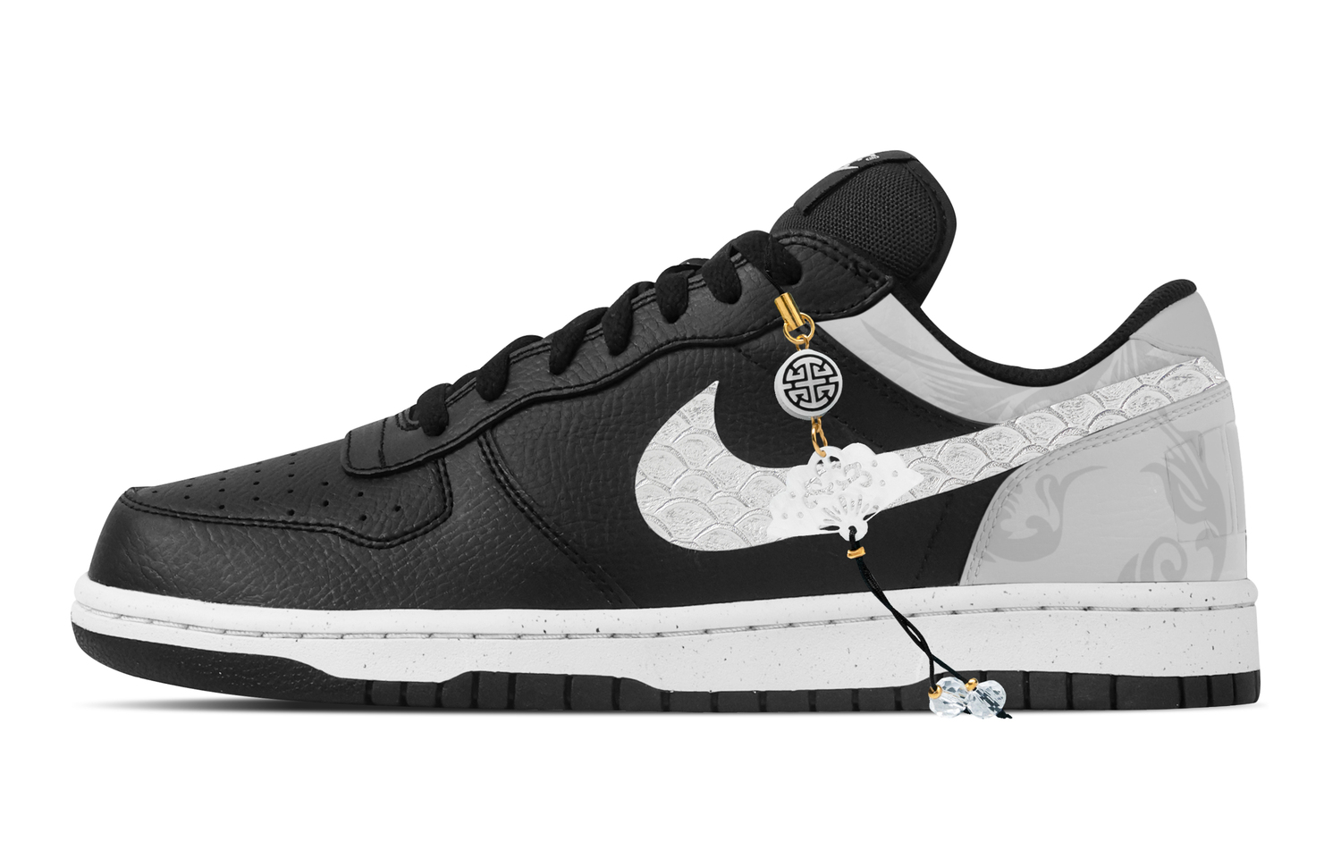 

Большие мужские кроссовки для скейтбординга mystic frost cloud, устойчивые к истиранию, дышащие, низкие, Nike, черный/серый