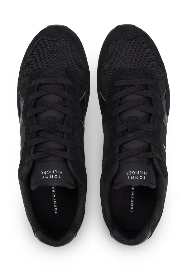 Кроссовки из рипстопа с комбинированной текстурой шипов Tommy Hilfiger, Black — фото 4