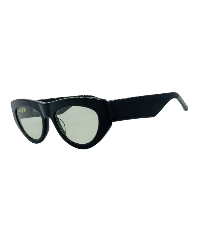 

Солнцезащитные очки «кошачий глаз» из черного ацетата Kaleos, черный