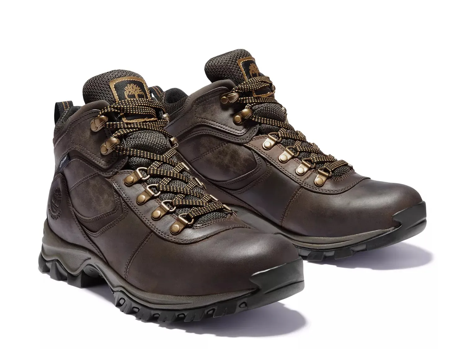 Мужские ботинки для походов Timberland Mt. Maddsen из водонепроницаемой кожи, темно-коричневый — фото 2