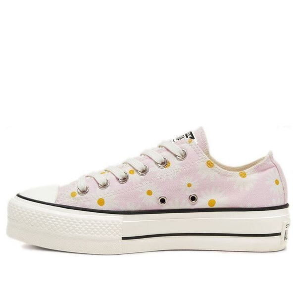 Кроссовки chuck taylor all star lift platform low 'camp - daisies' Converse, розовый