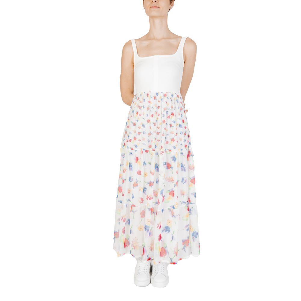 

Белое платье из полиэстера Desigual
