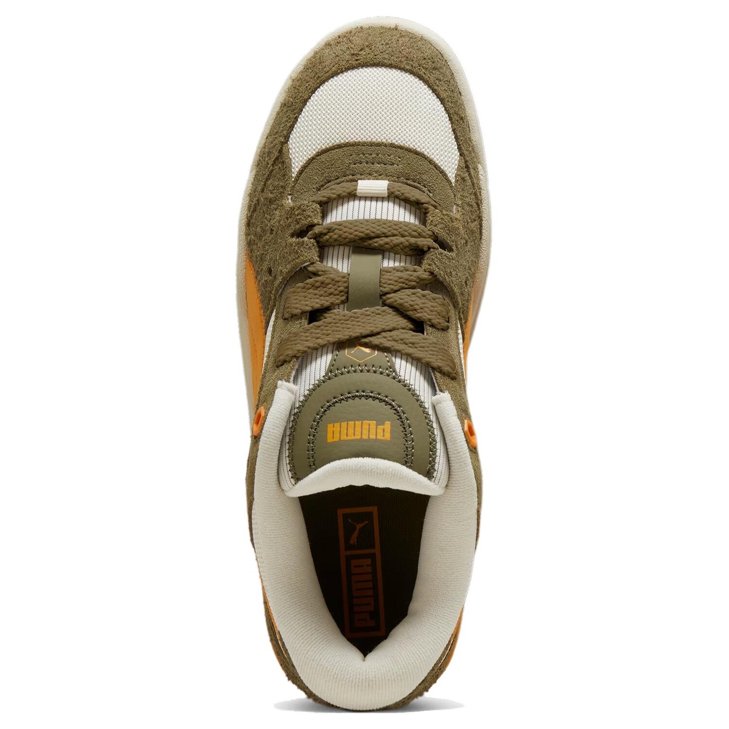 Кроссовки Puma 180 Leather Lifestyle Shoes Unisex Low-top Olive Green, оливковый — фото 4