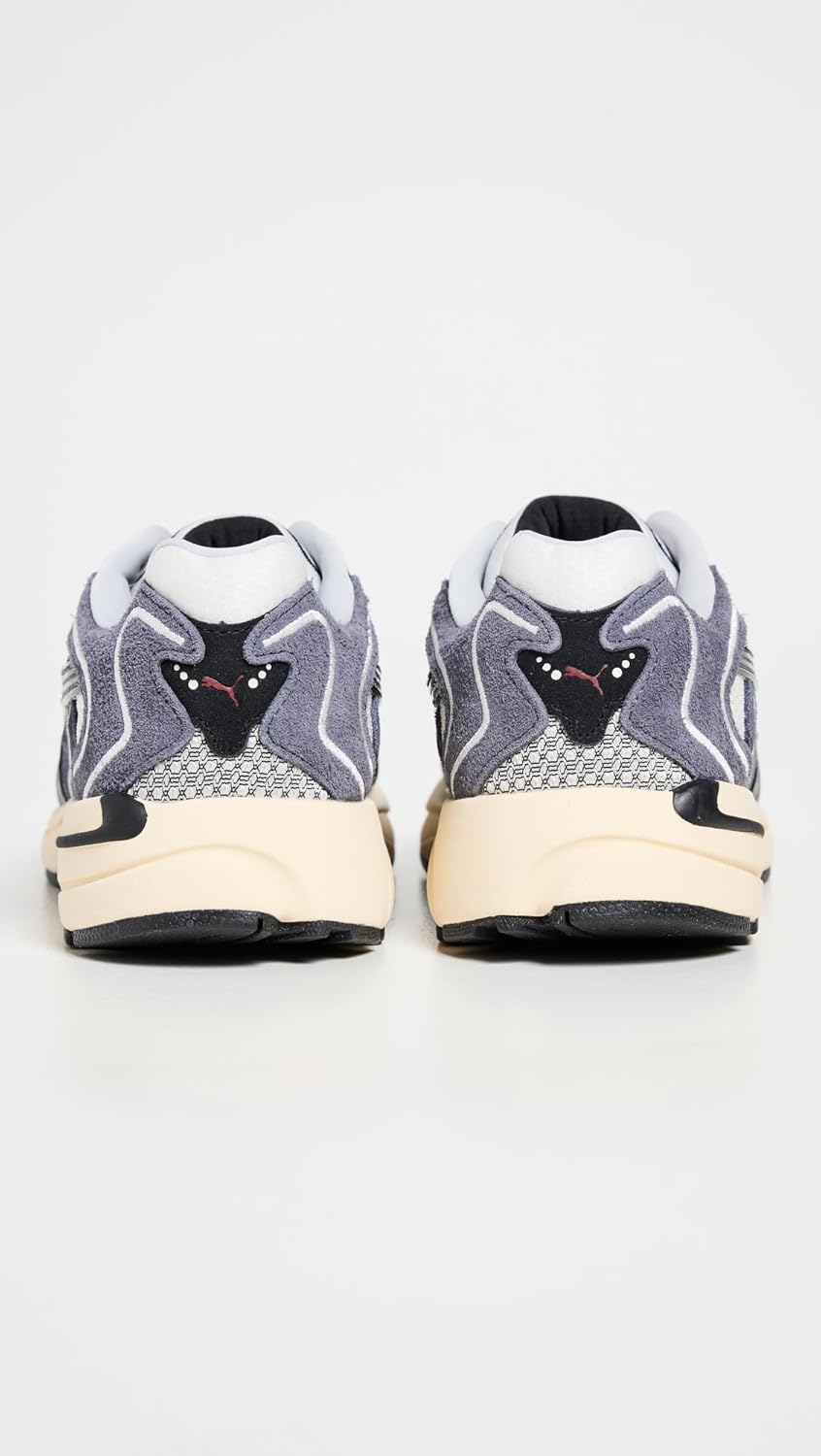 Мужские кроссовки PUMA Extos Collector со шнуровкой для повседневной носки - серые — фото 4