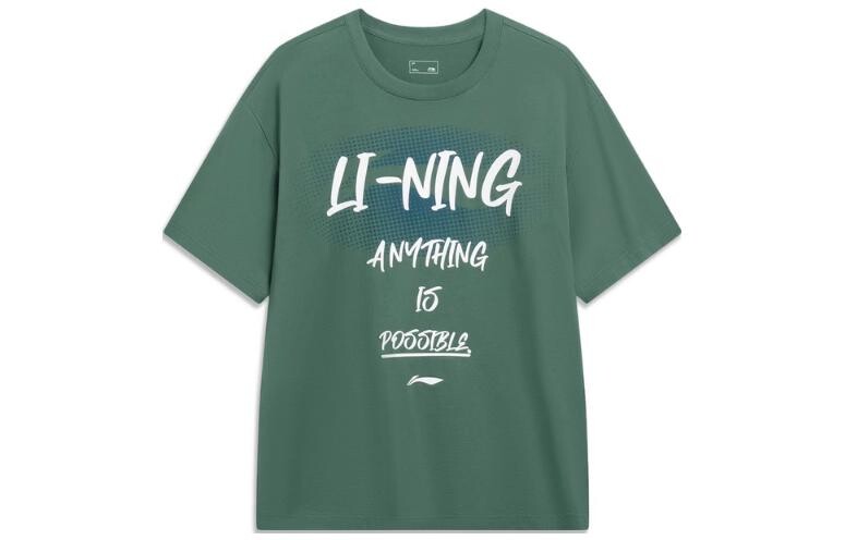 

Футболка Sports Life Collection унисекс зеленая Lining, зеленый