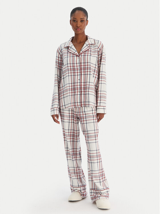 

Пижама relaxed fit UW0UW06155 Tommy Hilfiger, экрю