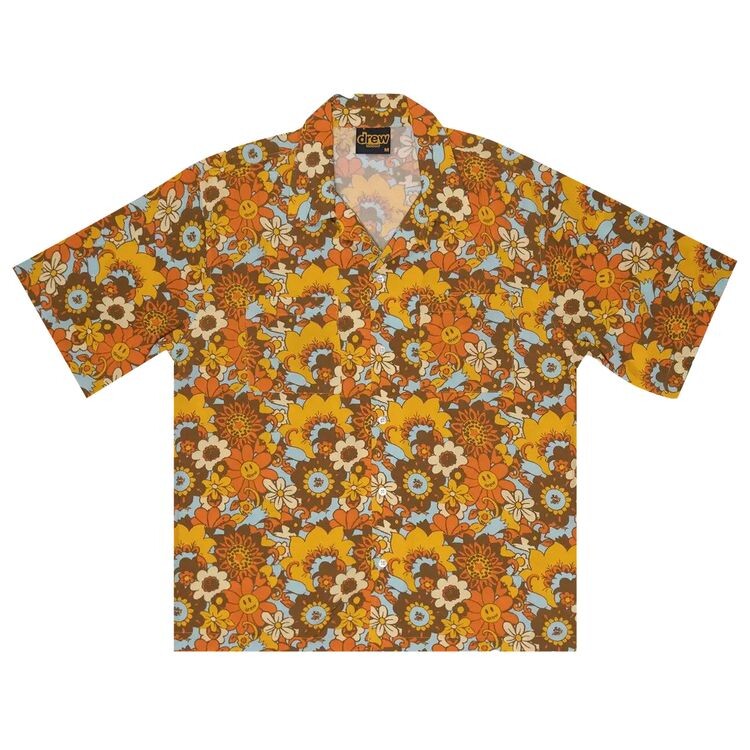 

Рубашка Drew House Rayon Camp Shirt Vintage Floral, разноцветный