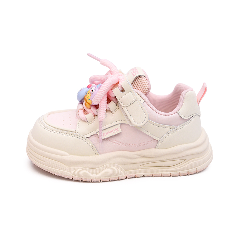 

Детские противоскользящие легкие амортизирующие низкие скейтерские кроссовки Kids' Budding, бежевый