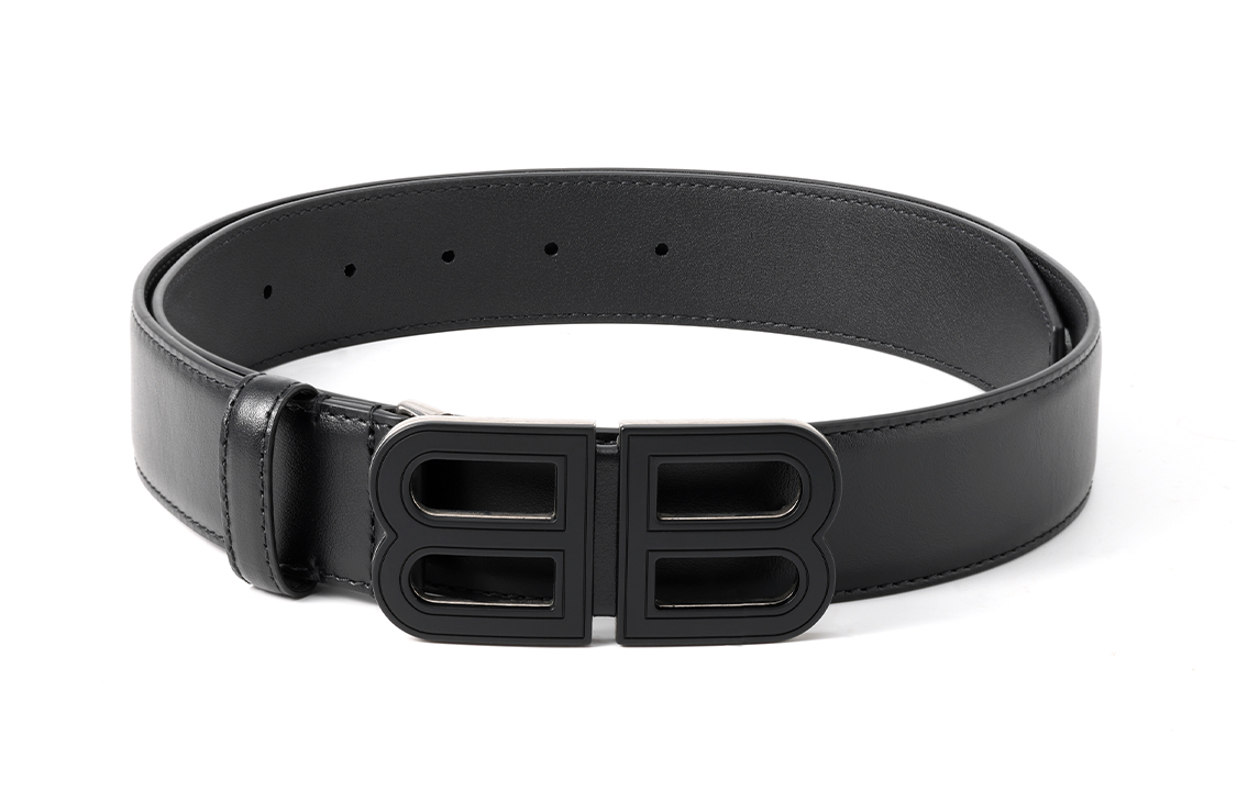 

Ремень Balenciaga с пряжкой в виде логотипа Bb