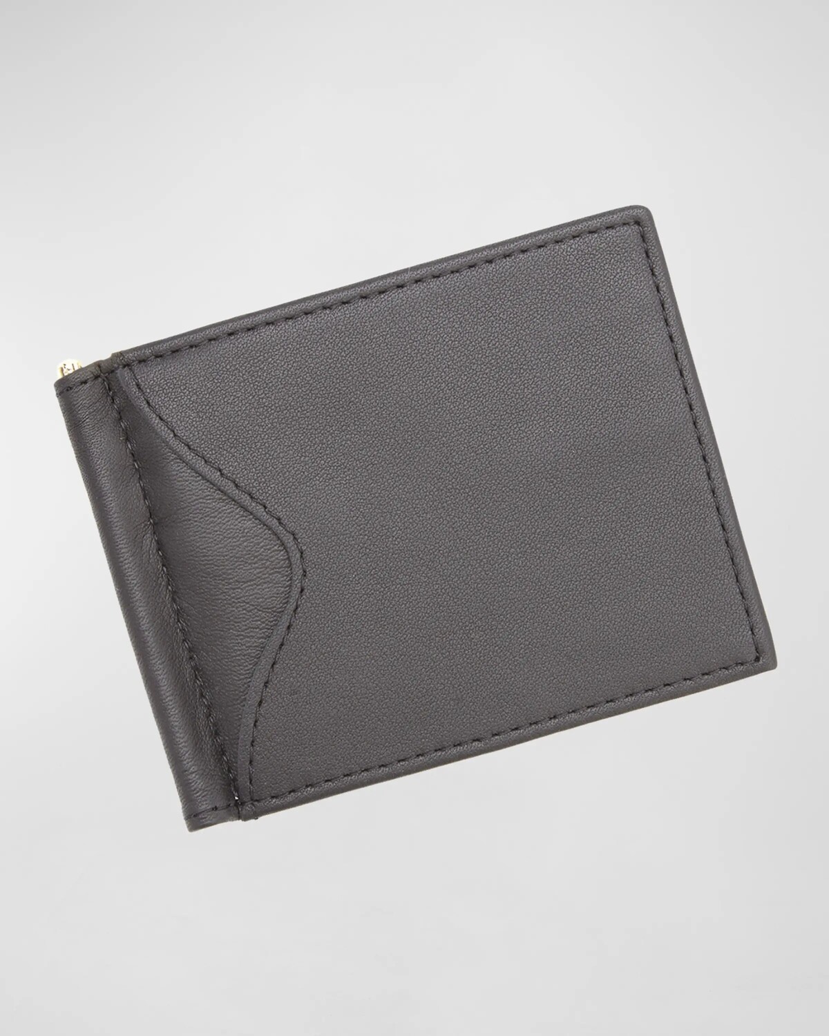 

Персонализированный кожаный зажим для денег с блокировкой RFID ROYCE New York, цвет Black