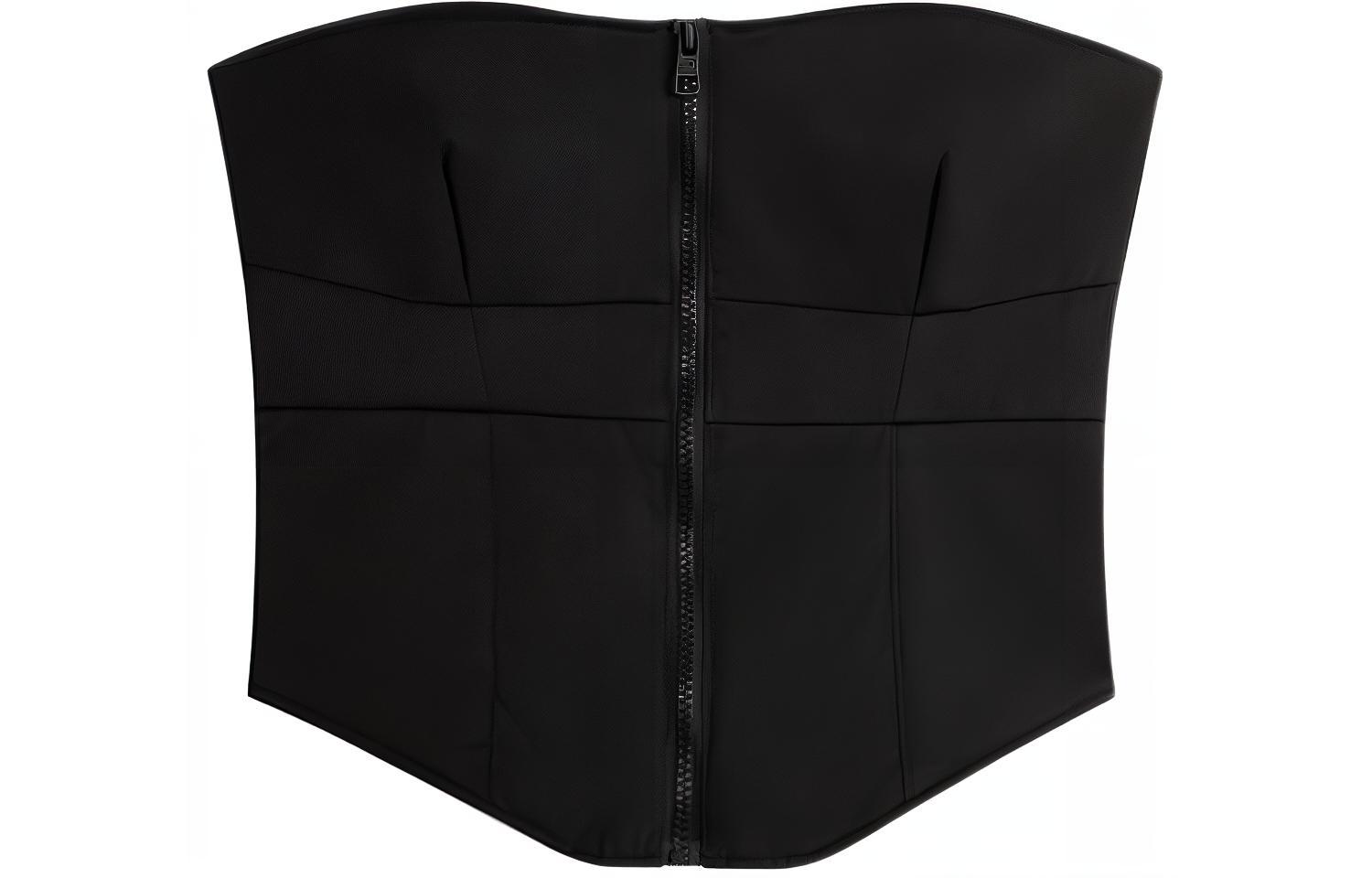 CALVIN KLEIN Топ без бретелей женский Space Black, BEH-Space Black — фото 2