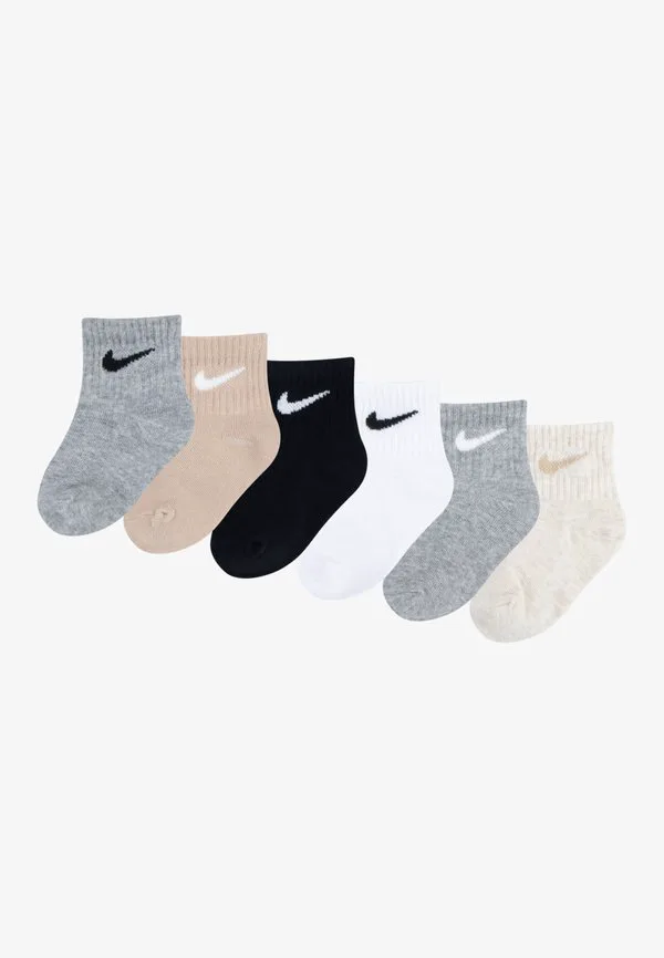 Детские короткие носки (6 пар) Nike Sportswear, Dark Grey Heather/Black