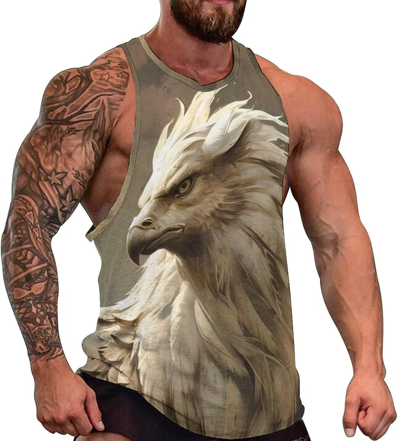 Майка с принтом Greek Mythology, Eagle