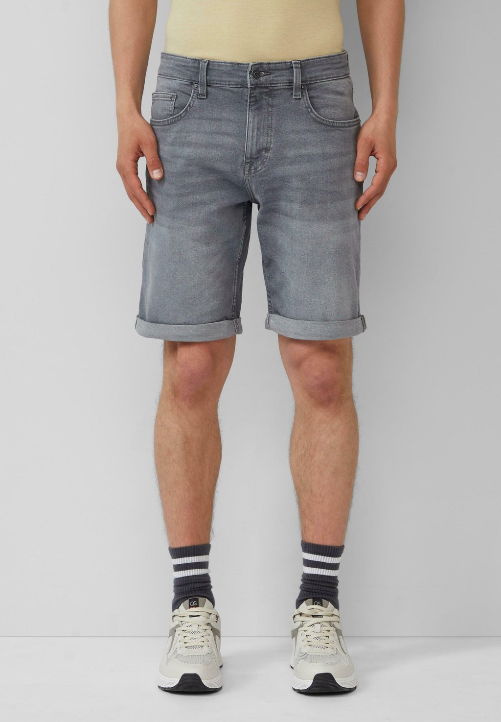 

Джинсовые шорты JOHN MID RISE QS, цвет Grau