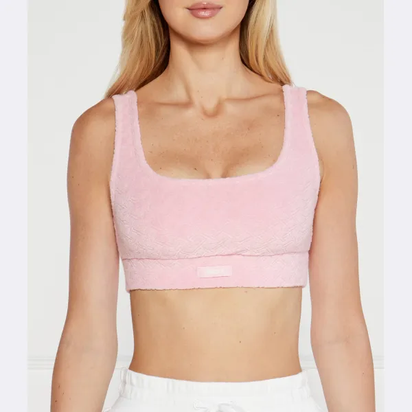 

Укороченный топ Lola Guess, розовый