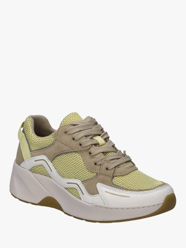 Кроссовки на шнуровке из смесовой кожи lissi 13 Josef Seibel, цвет Yellow/Multi — фото 3