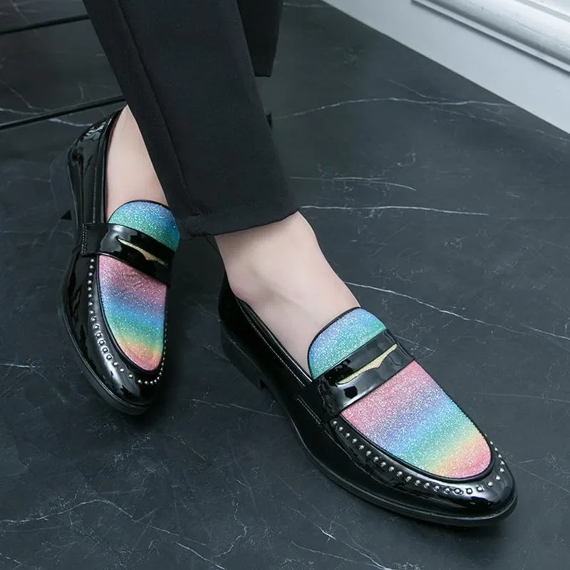 Туфли-лодочки, кожа, Slip-on, красный Senlongbao — фото 4