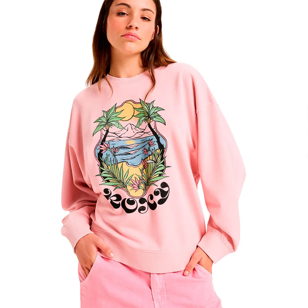 

Толстовка Roxy Lineup Terry, розовый
