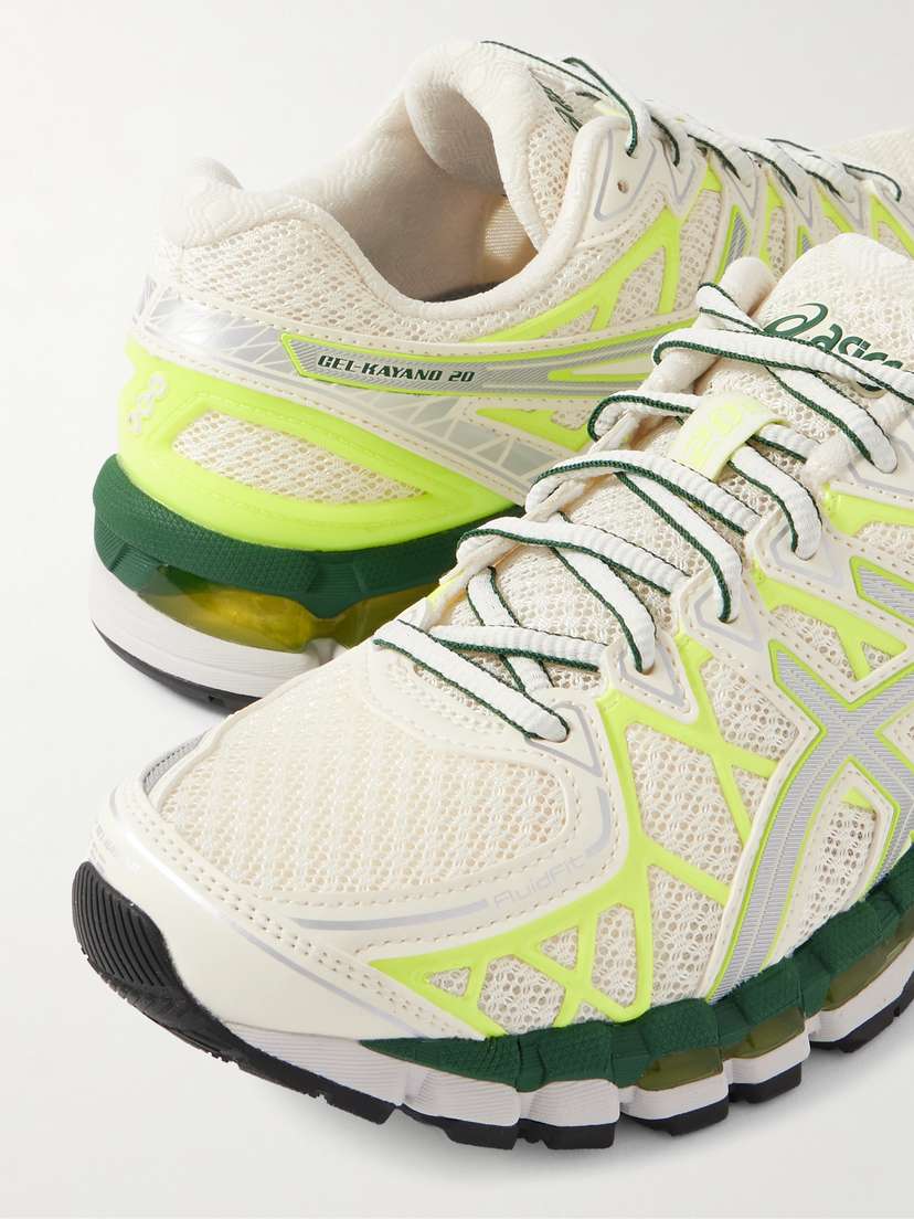 Кроссовки Gel-Kayano 20 с прорезиненной сеткой Asics, желтый — фото 4