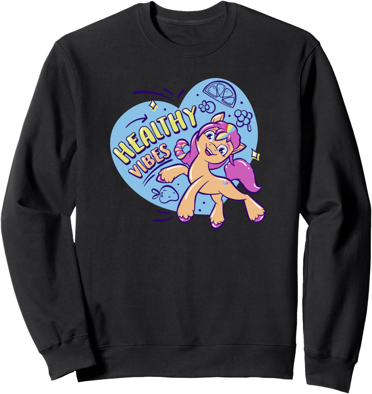 

Толстовка My Little Pony: A New Generation Sunny Starscout Healthy, черная, Черный, Толстовка My Little Pony: A New Generation Sunny Starscout Healthy, черная