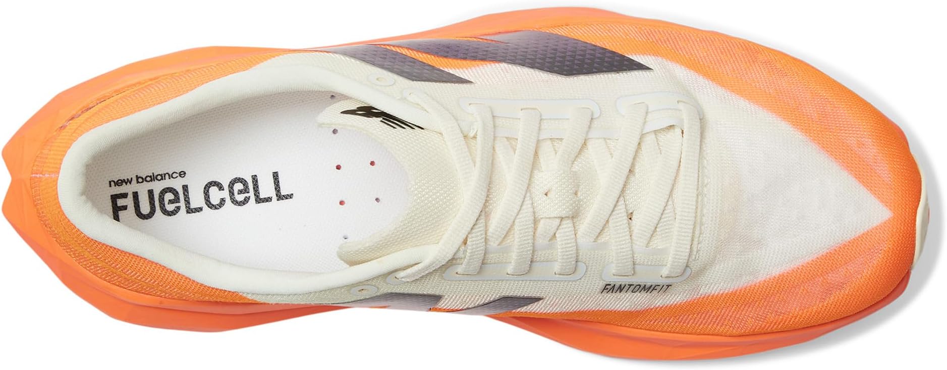 Кроссовки New Balance FuelCell Rebel v4, цвет Hot Mango/Angora/Black — фото 2