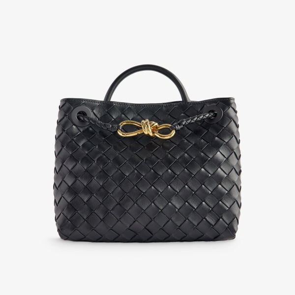 

Кожаная сумка Andiamo с верхней ручкой Bottega Veneta, черный