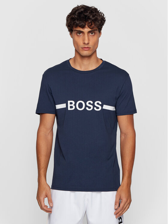 

Футболка узкого кроя Boss, синий