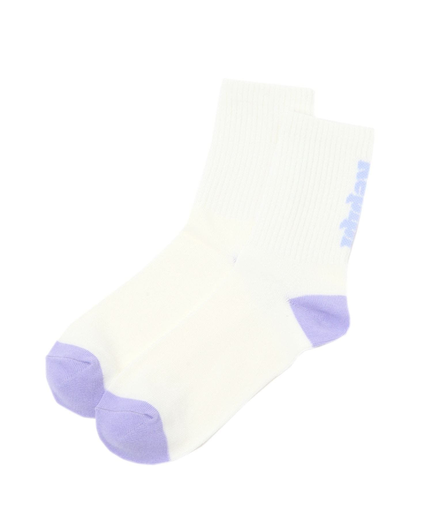 Носки с вертикальным логотипом Bag Repipi armario, Off-White x Purple Logo 90