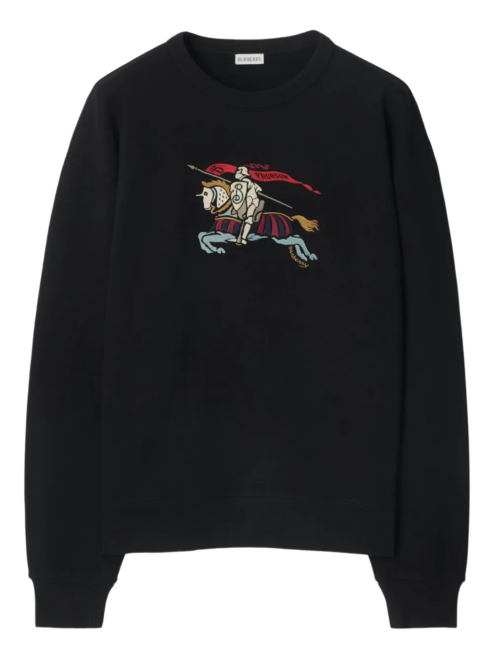 

Толстовка с круглым вырезом BURBERRY, черный