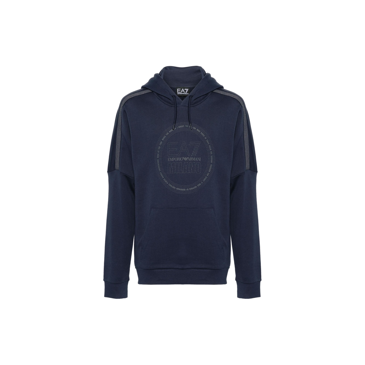 

EMPORIO ARMANI Толстовка EA7 SS24 мужская морской синий