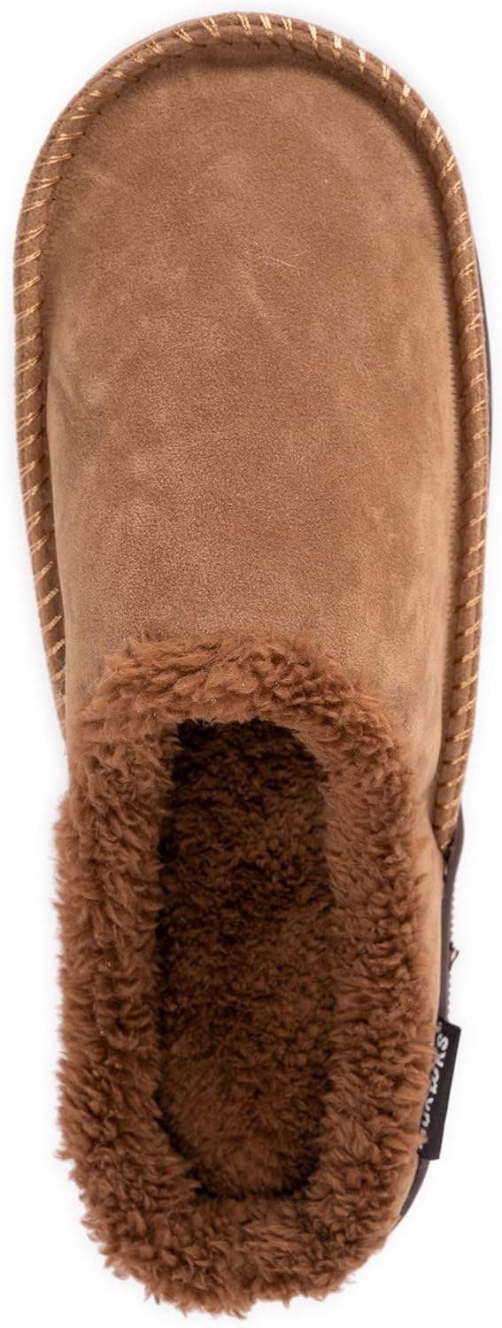 Мужские сабо MUK LUKS из искусственной замши, коричневый — фото 2