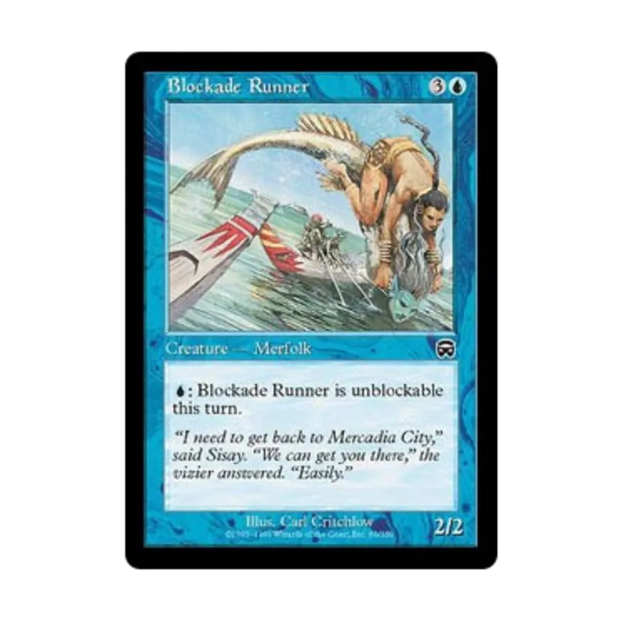 

CCG Блокадный бегун (клавиша C), MTG - Mercadian Masques