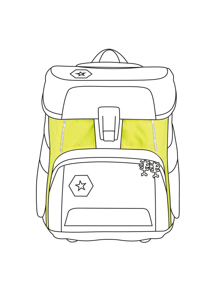 

Step by Step Аксессуар для школьного рюкзака: неоновый пуловер желтого цвета