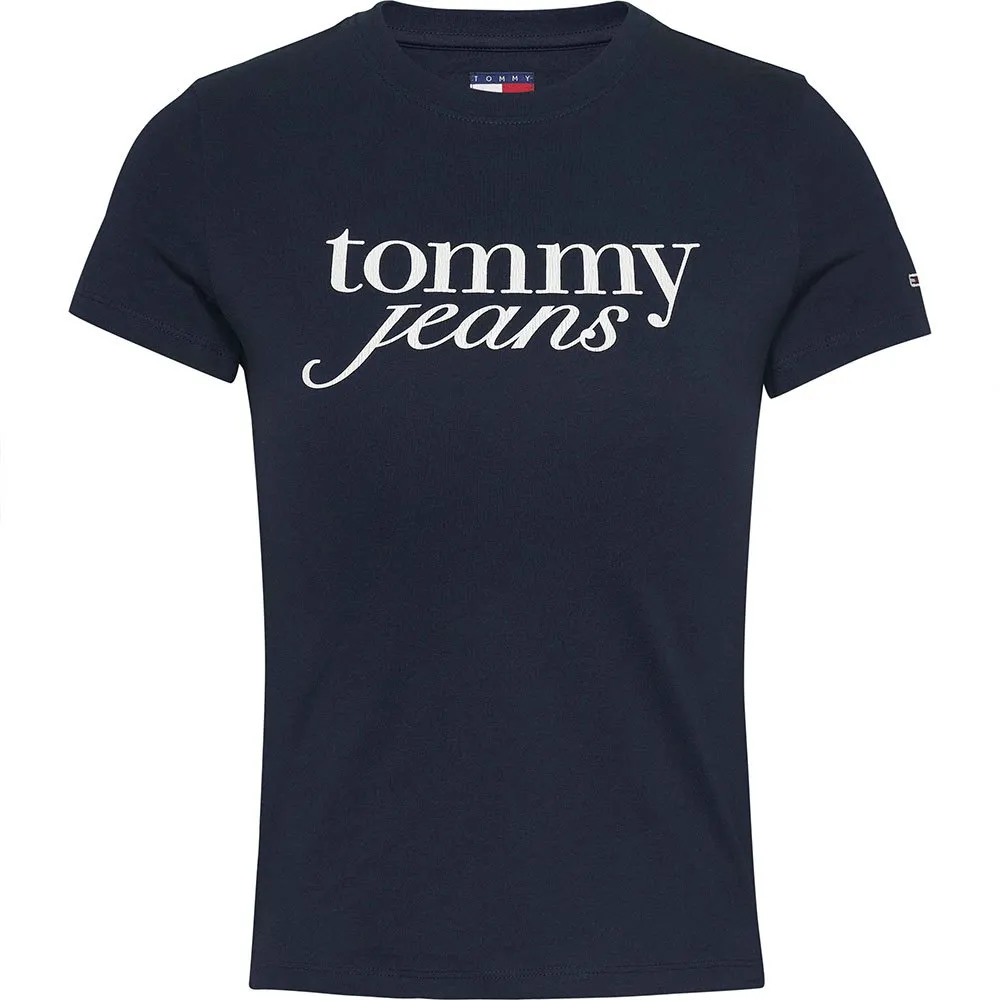 

Футболка с коротким рукавом Tommy Jeans Essential Logo, синий