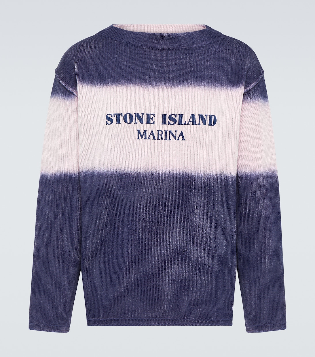 

Хлопковый свитер в технике интарсия Marina Stone Island, Royal Blue