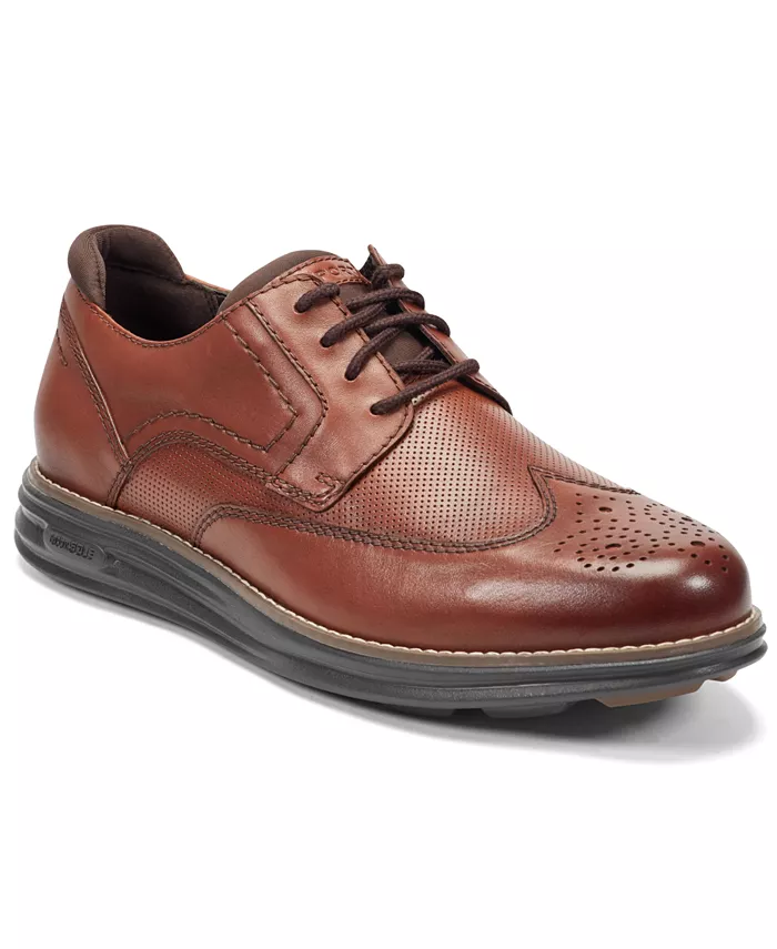 

Мужские туфли-оксфорды Keefe Dress Cap Toe Rockport, коричневый