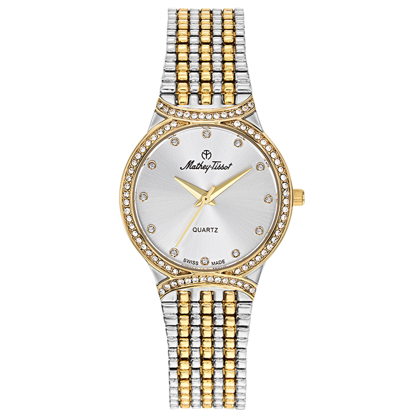 

Женские часы Mathey Tissot с серебряным циферблатом