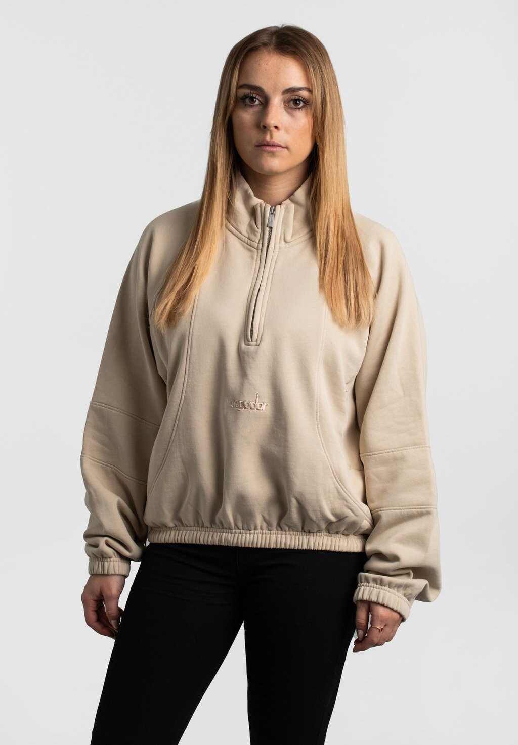 

Толстовка THALI HALFZIP Pegador, бежевый