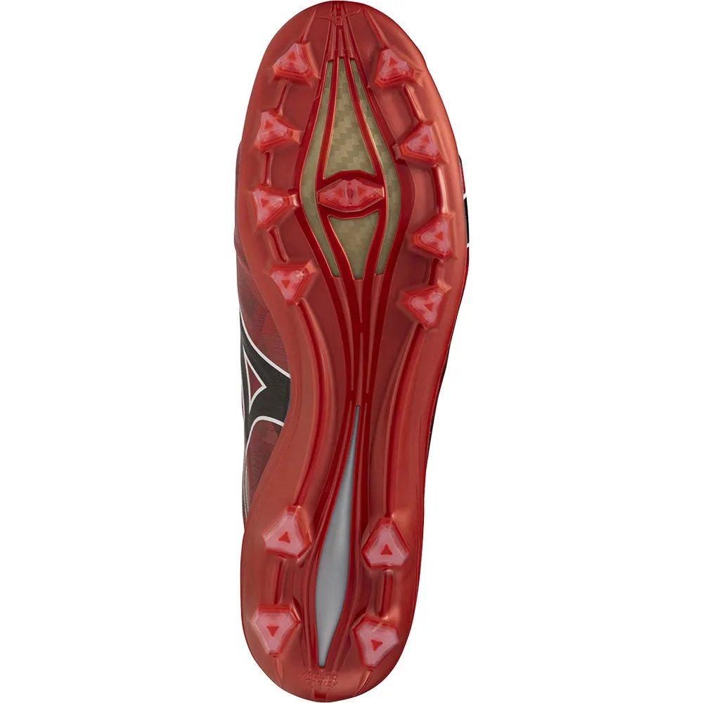 Футбольные бутсы Mizuno Alpha II Elite FG, красный — фото 2