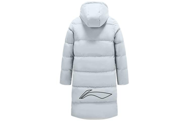 Li Ning ПОДКЛАДКА Пуховик унисекс, Светло-серый — фото 2