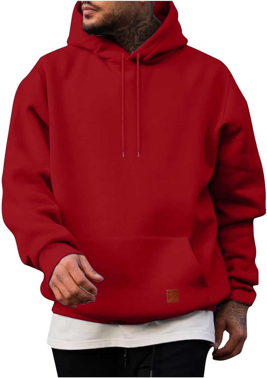 

Худи для мужчин Relaxed Fit с длинным рукавом