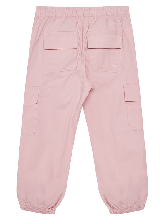 Брюки свободного покроя 4L2VCF046 United Colors Of Benetton, розовый — фото 2