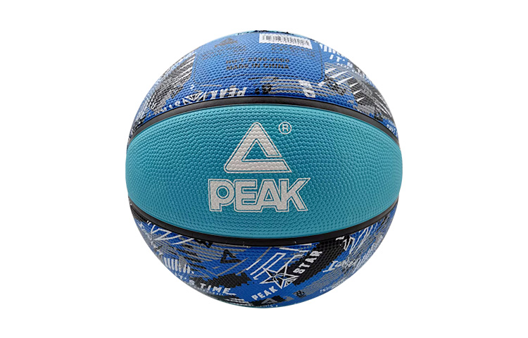 

PEAK Резиновый баскетбольный мяч blue gray размер 7 тренировочный unisex