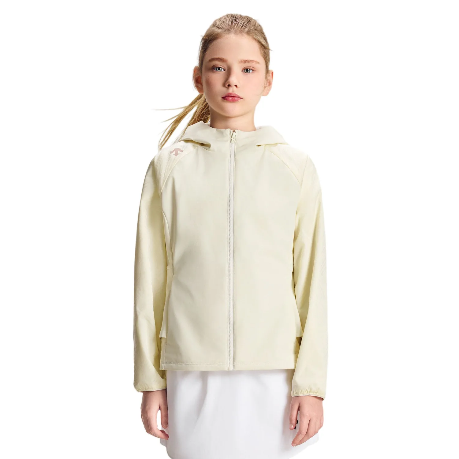 Детская куртка с капюшоном DESCENTE, CR-Cream
