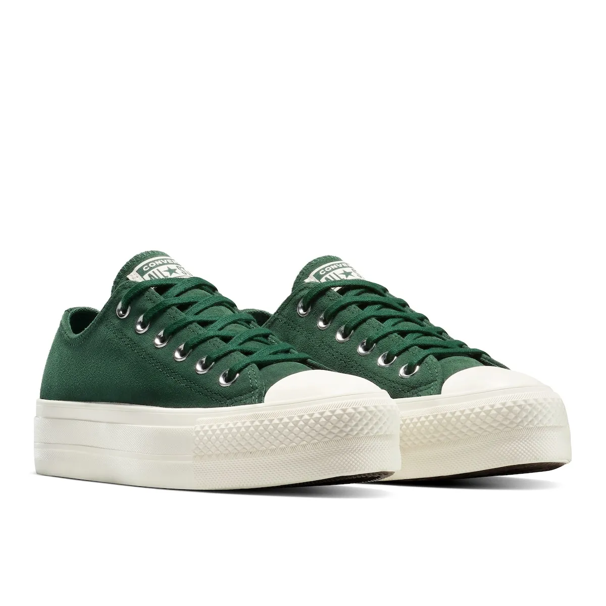 Женские повседневные кроссовки Chuck Taylor All Star Lift Crafted Color Converse, зеленый — фото 4